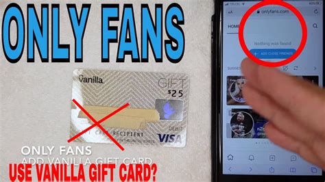 what gift cards work on onlyfans|can I use a gift card such as visa to subscribe to a content